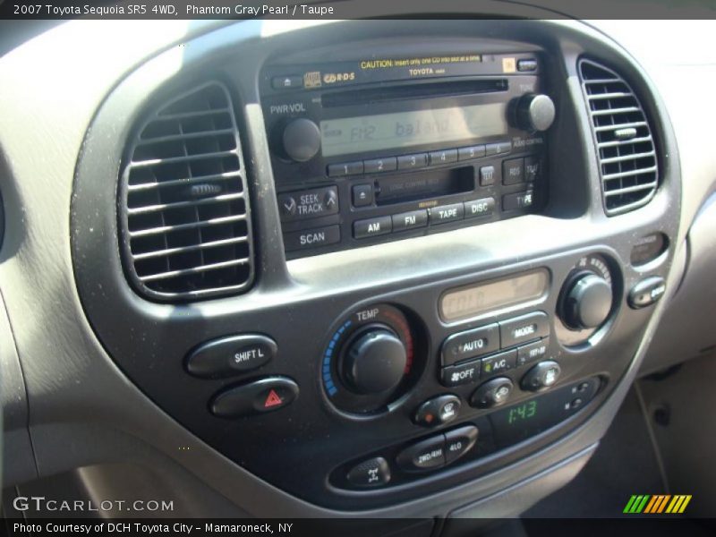 Phantom Gray Pearl / Taupe 2007 Toyota Sequoia SR5 4WD