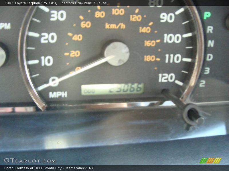 Phantom Gray Pearl / Taupe 2007 Toyota Sequoia SR5 4WD