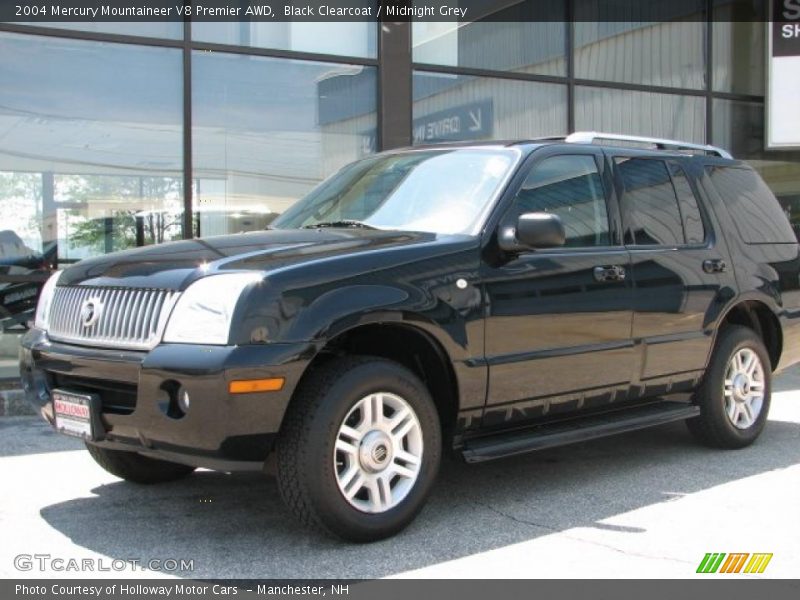 Black Clearcoat / Midnight Grey 2004 Mercury Mountaineer V8 Premier AWD