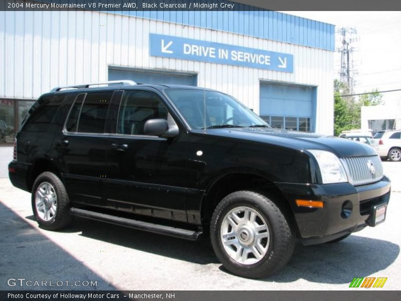 Black Clearcoat / Midnight Grey 2004 Mercury Mountaineer V8 Premier AWD