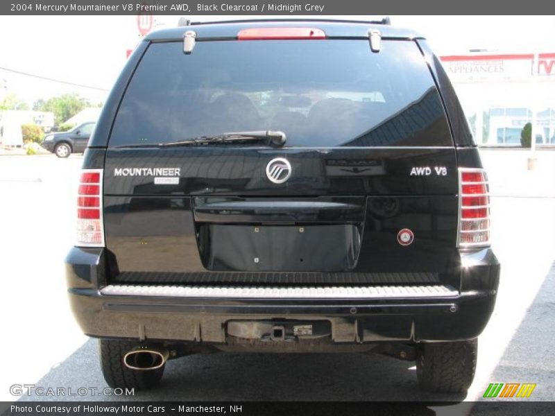 Black Clearcoat / Midnight Grey 2004 Mercury Mountaineer V8 Premier AWD
