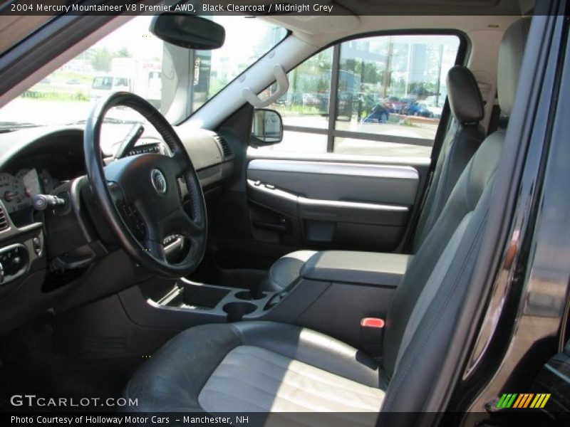Black Clearcoat / Midnight Grey 2004 Mercury Mountaineer V8 Premier AWD