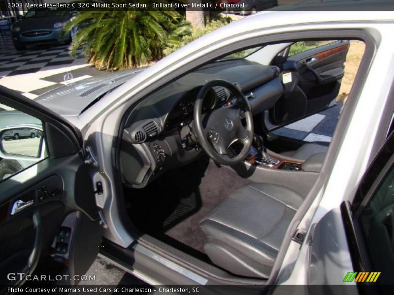Brilliant Silver Metallic / Charcoal 2003 Mercedes-Benz C 320 4Matic Sport Sedan