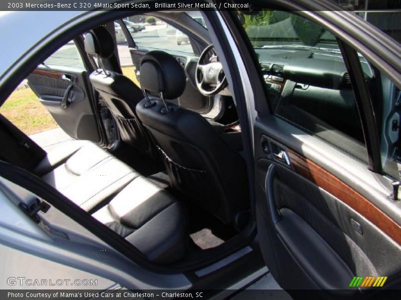 Brilliant Silver Metallic / Charcoal 2003 Mercedes-Benz C 320 4Matic Sport Sedan