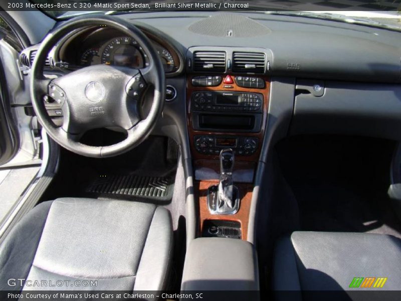 Brilliant Silver Metallic / Charcoal 2003 Mercedes-Benz C 320 4Matic Sport Sedan