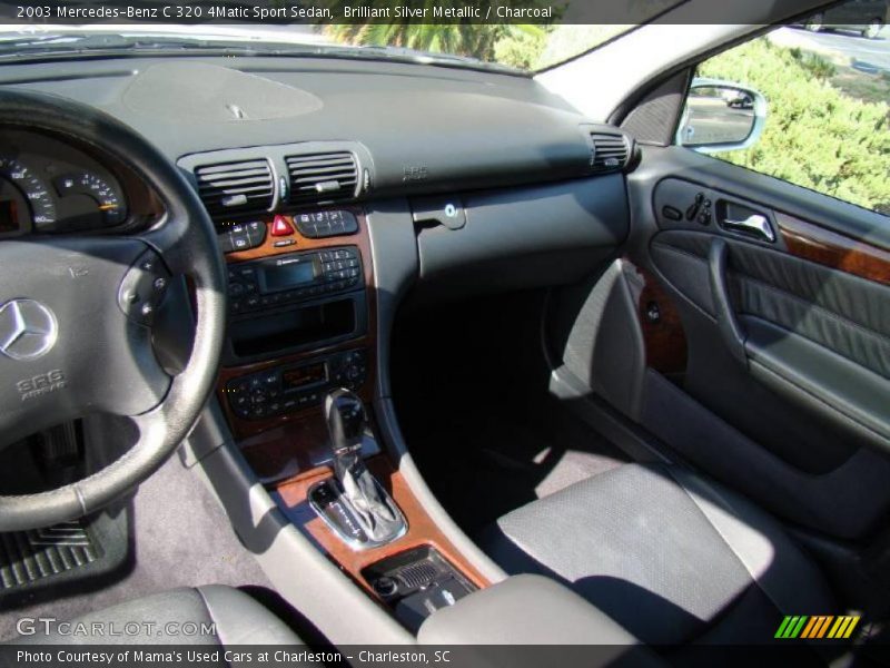 Brilliant Silver Metallic / Charcoal 2003 Mercedes-Benz C 320 4Matic Sport Sedan