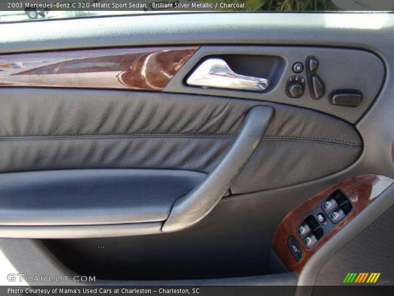 Brilliant Silver Metallic / Charcoal 2003 Mercedes-Benz C 320 4Matic Sport Sedan
