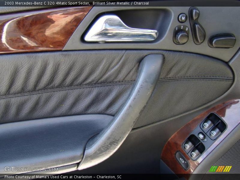 Brilliant Silver Metallic / Charcoal 2003 Mercedes-Benz C 320 4Matic Sport Sedan