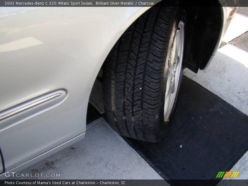 Brilliant Silver Metallic / Charcoal 2003 Mercedes-Benz C 320 4Matic Sport Sedan