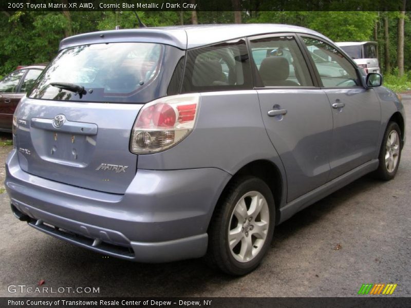 Cosmic Blue Metallic / Dark Gray 2005 Toyota Matrix XR AWD