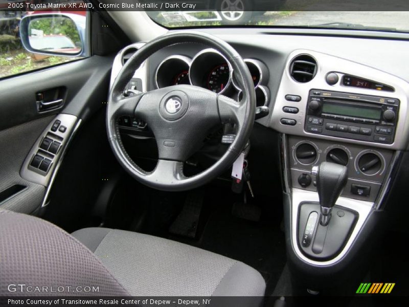 Cosmic Blue Metallic / Dark Gray 2005 Toyota Matrix XR AWD