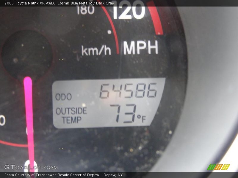 Cosmic Blue Metallic / Dark Gray 2005 Toyota Matrix XR AWD