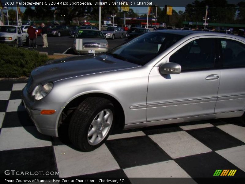 Brilliant Silver Metallic / Charcoal 2003 Mercedes-Benz C 320 4Matic Sport Sedan