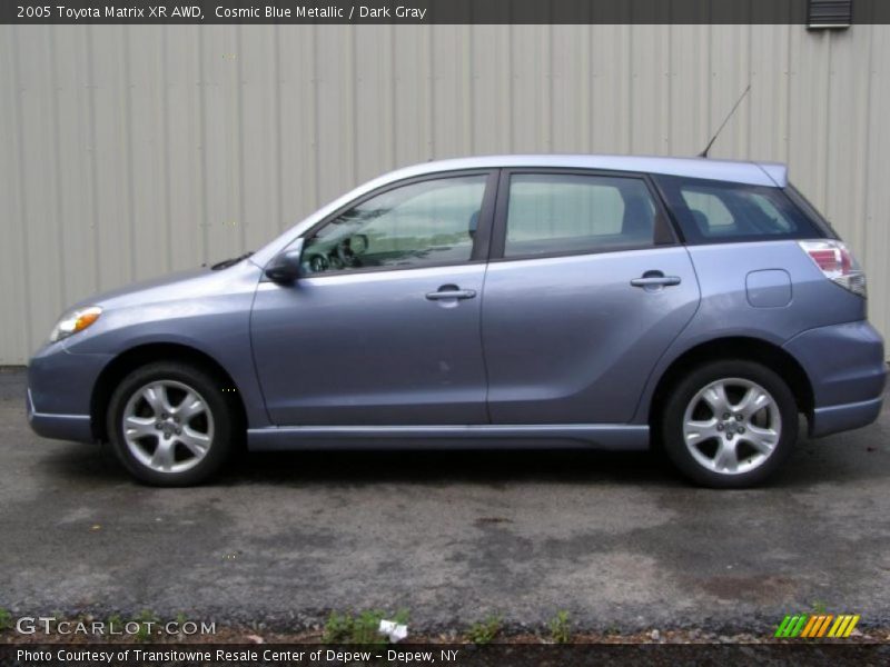 Cosmic Blue Metallic / Dark Gray 2005 Toyota Matrix XR AWD