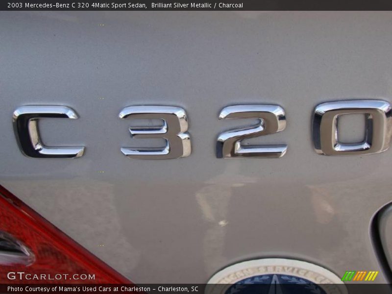 Brilliant Silver Metallic / Charcoal 2003 Mercedes-Benz C 320 4Matic Sport Sedan
