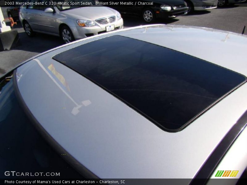 Brilliant Silver Metallic / Charcoal 2003 Mercedes-Benz C 320 4Matic Sport Sedan
