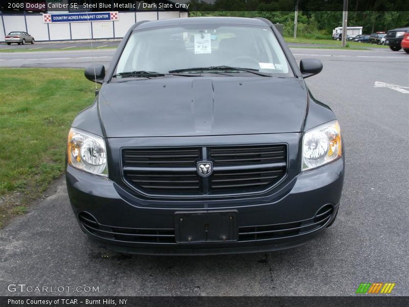 Steel Blue Metallic / Dark Slate Gray 2008 Dodge Caliber SE