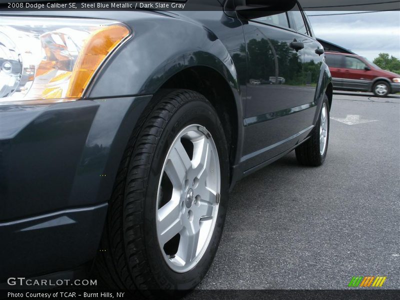 Steel Blue Metallic / Dark Slate Gray 2008 Dodge Caliber SE