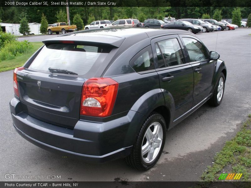 Steel Blue Metallic / Dark Slate Gray 2008 Dodge Caliber SE