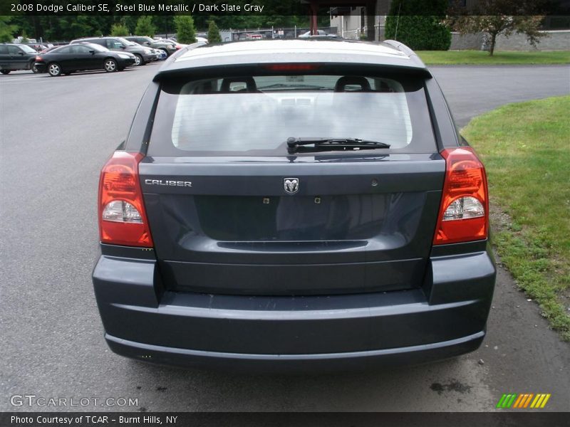 Steel Blue Metallic / Dark Slate Gray 2008 Dodge Caliber SE