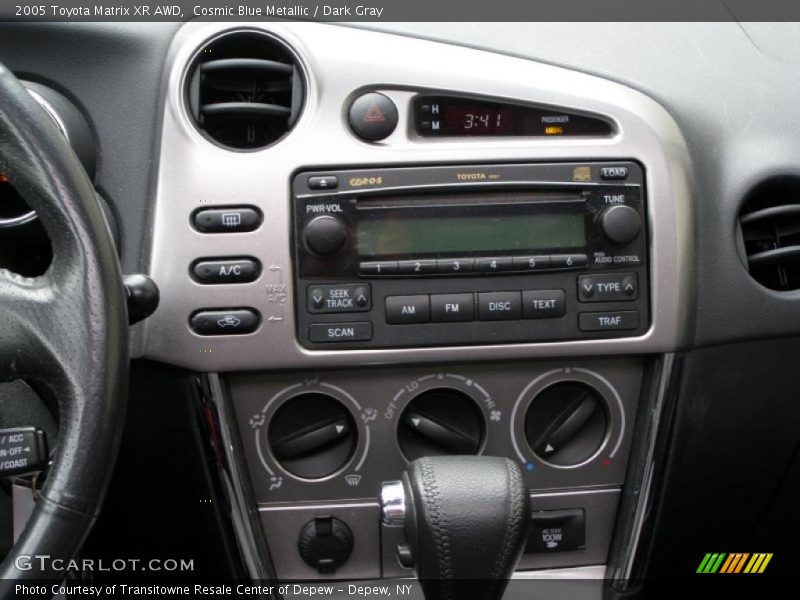 Cosmic Blue Metallic / Dark Gray 2005 Toyota Matrix XR AWD