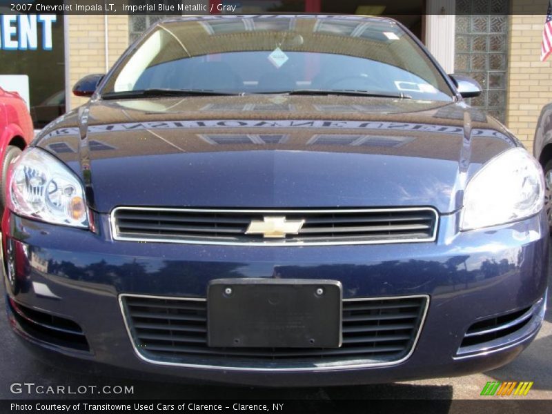 Imperial Blue Metallic / Gray 2007 Chevrolet Impala LT