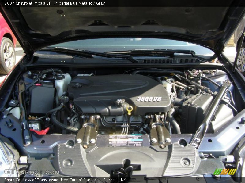 Imperial Blue Metallic / Gray 2007 Chevrolet Impala LT