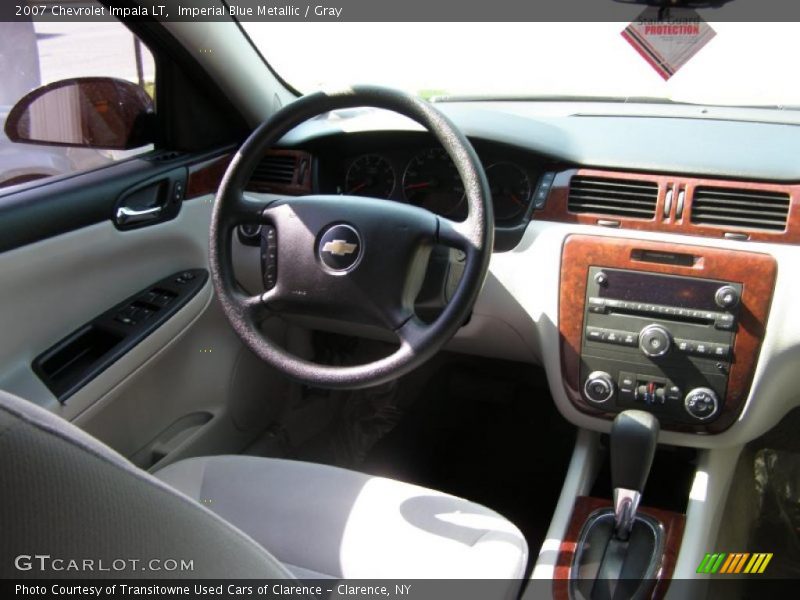 Imperial Blue Metallic / Gray 2007 Chevrolet Impala LT