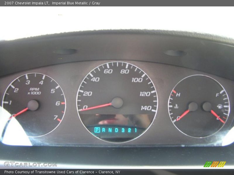 Imperial Blue Metallic / Gray 2007 Chevrolet Impala LT
