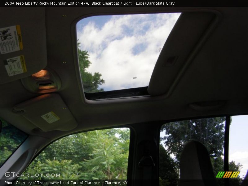 Black Clearcoat / Light Taupe/Dark Slate Gray 2004 Jeep Liberty Rocky Mountain Edition 4x4
