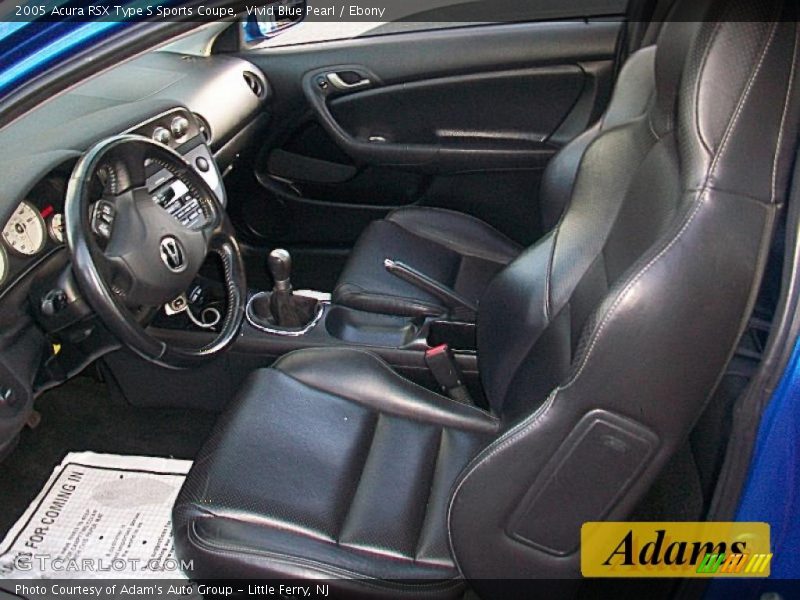 Vivid Blue Pearl / Ebony 2005 Acura RSX Type S Sports Coupe