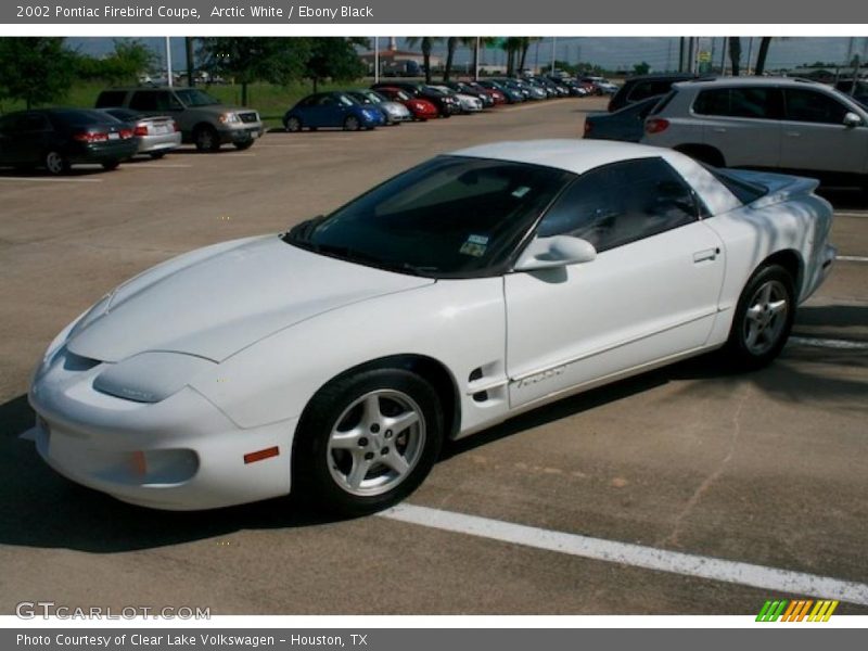 Arctic White / Ebony Black 2002 Pontiac Firebird Coupe