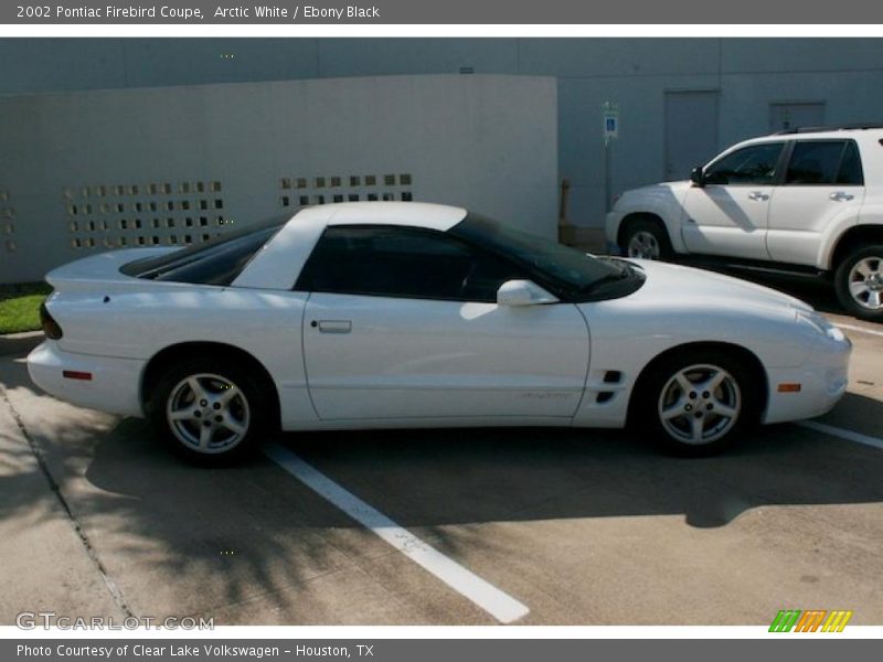 Arctic White / Ebony Black 2002 Pontiac Firebird Coupe