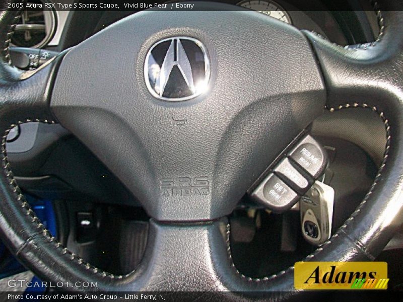 Vivid Blue Pearl / Ebony 2005 Acura RSX Type S Sports Coupe