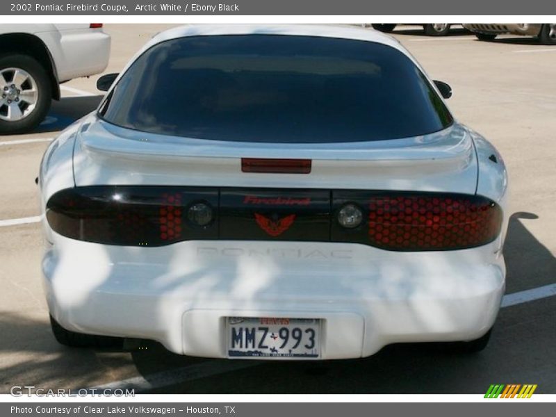 Arctic White / Ebony Black 2002 Pontiac Firebird Coupe