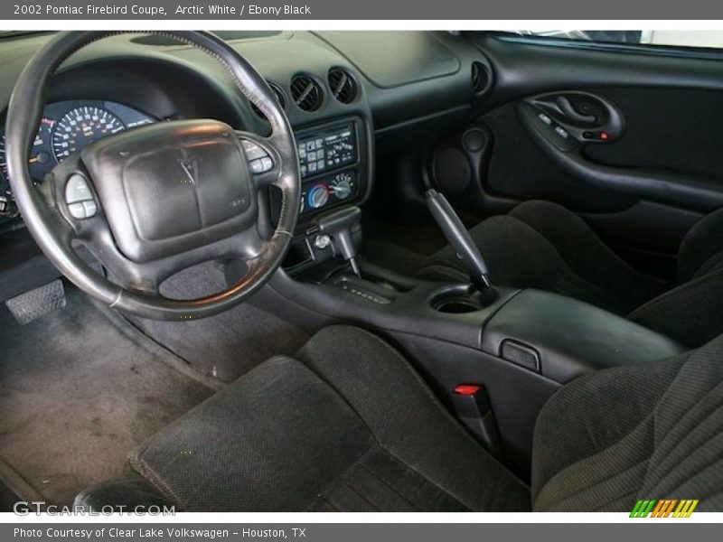 Arctic White / Ebony Black 2002 Pontiac Firebird Coupe