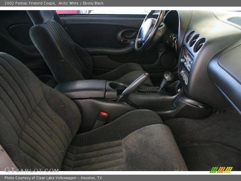 Arctic White / Ebony Black 2002 Pontiac Firebird Coupe