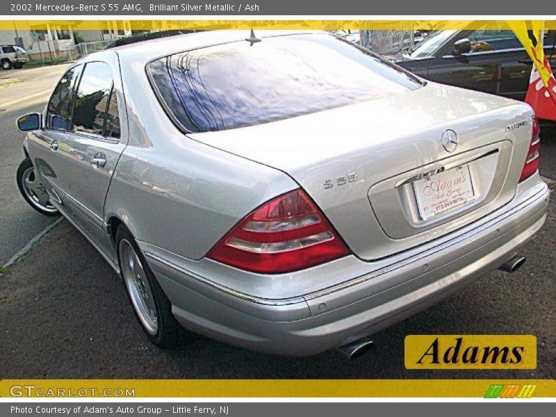 Brilliant Silver Metallic / Ash 2002 Mercedes-Benz S 55 AMG