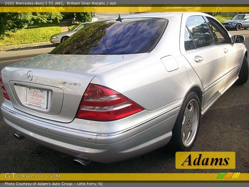 Brilliant Silver Metallic / Ash 2002 Mercedes-Benz S 55 AMG
