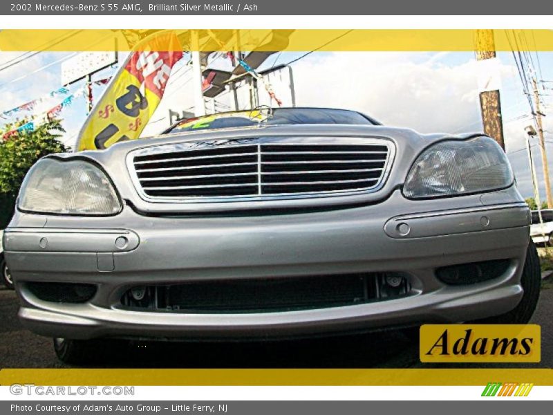 Brilliant Silver Metallic / Ash 2002 Mercedes-Benz S 55 AMG