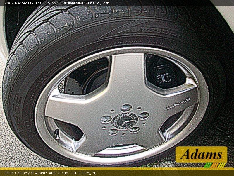 Brilliant Silver Metallic / Ash 2002 Mercedes-Benz S 55 AMG