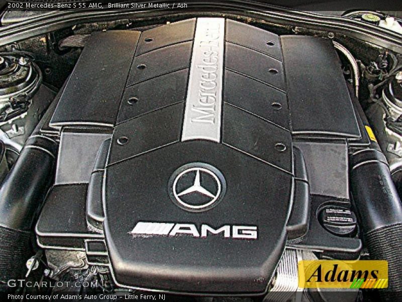 Brilliant Silver Metallic / Ash 2002 Mercedes-Benz S 55 AMG