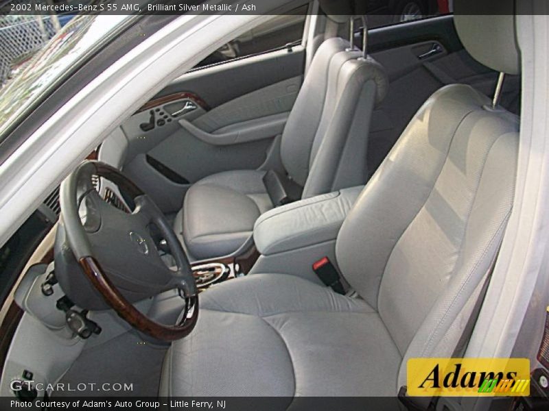 Brilliant Silver Metallic / Ash 2002 Mercedes-Benz S 55 AMG