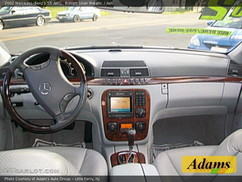 Brilliant Silver Metallic / Ash 2002 Mercedes-Benz S 55 AMG