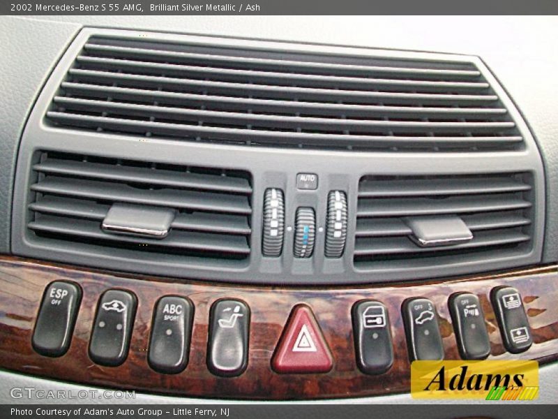Brilliant Silver Metallic / Ash 2002 Mercedes-Benz S 55 AMG