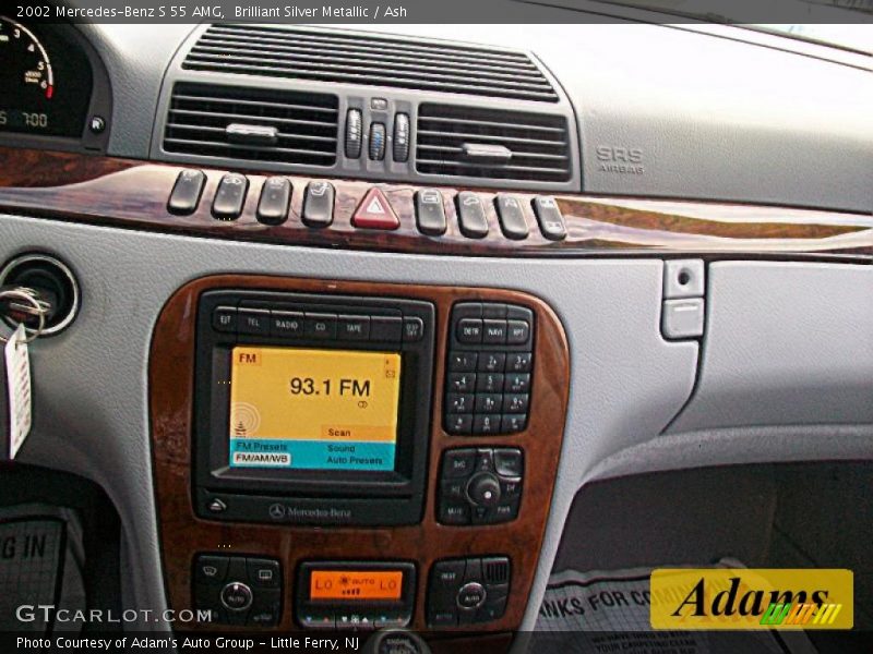 Brilliant Silver Metallic / Ash 2002 Mercedes-Benz S 55 AMG