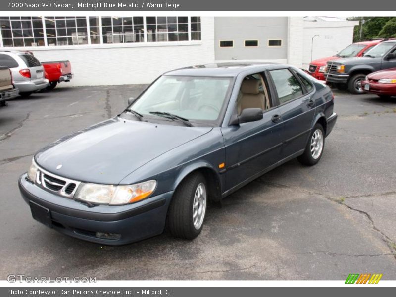 Midnight Blue Metallic / Warm Beige 2000 Saab 9-3 Sedan
