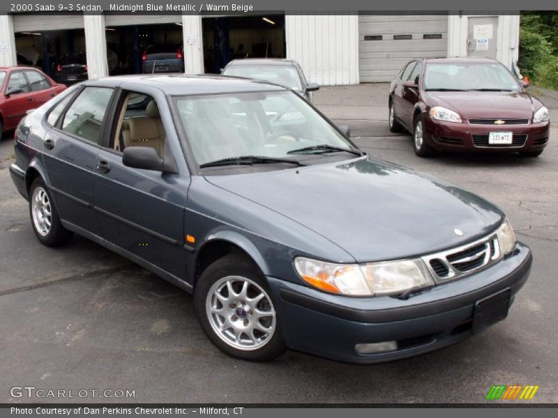 Midnight Blue Metallic / Warm Beige 2000 Saab 9-3 Sedan
