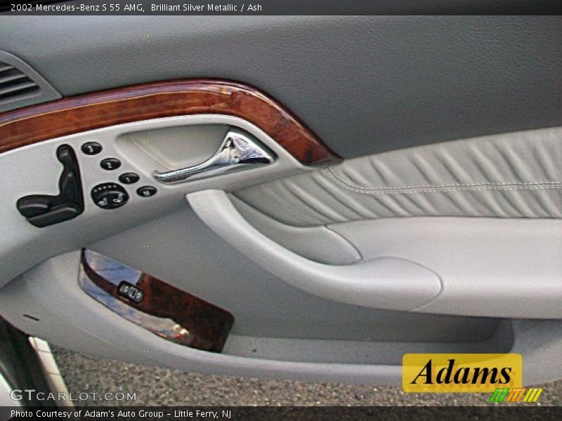Brilliant Silver Metallic / Ash 2002 Mercedes-Benz S 55 AMG