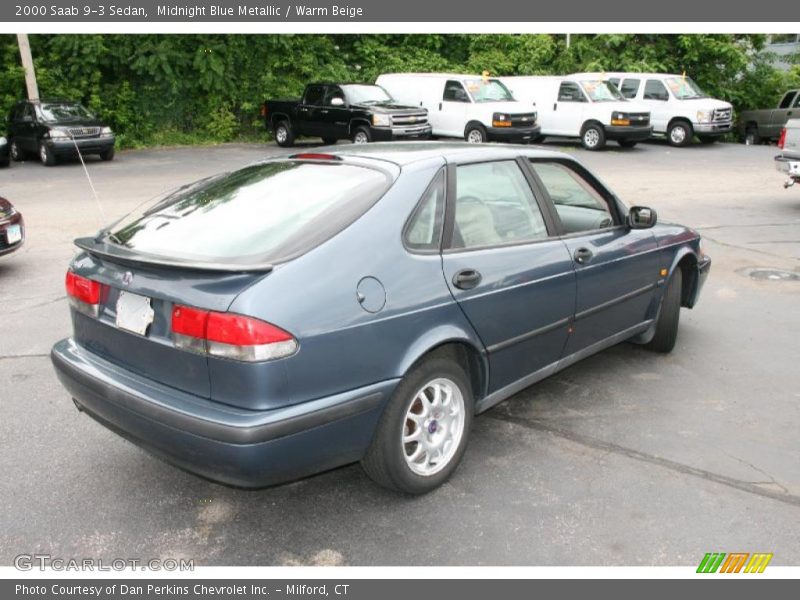 Midnight Blue Metallic / Warm Beige 2000 Saab 9-3 Sedan